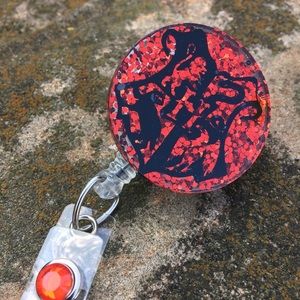 Harry Potter Glitter Badge Reel